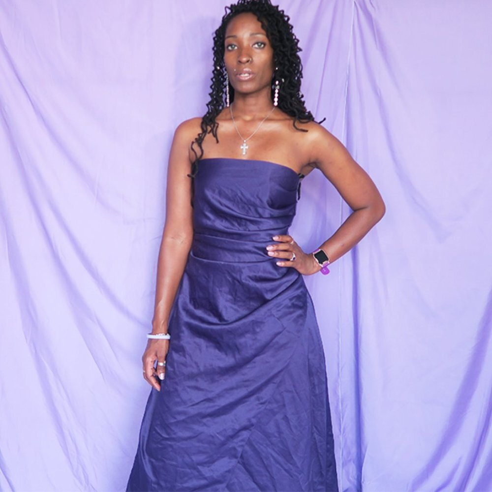 Urban Girl Nites strapless prom/evening dress 7/8 - Picture 4 of 10